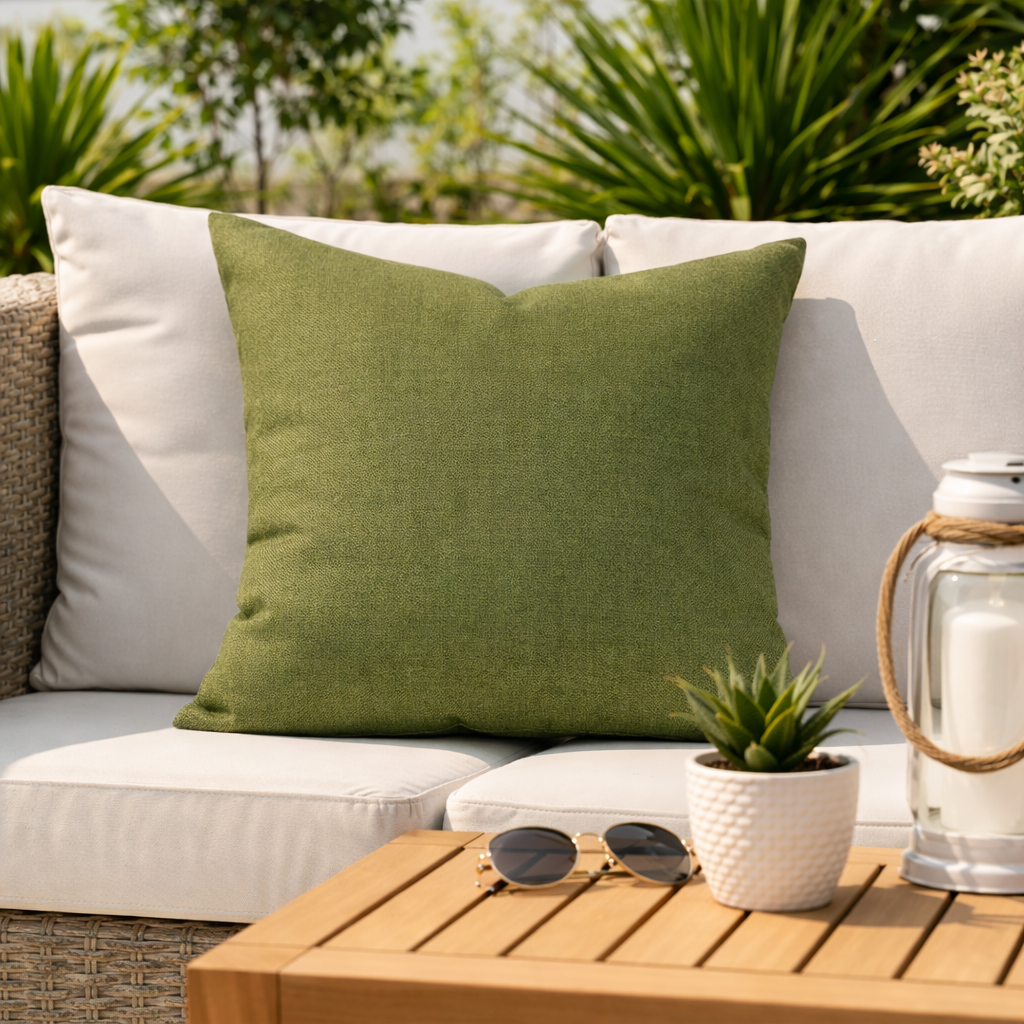 Housse de coussin Extérieur - Sunbrella Cast Moss
