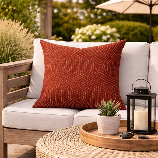 Housse de coussin Extérieur - Enrich Ruby