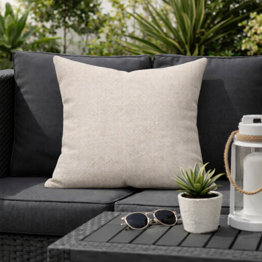Housse de coussin Extérieur - Sunbrella Essential Flax