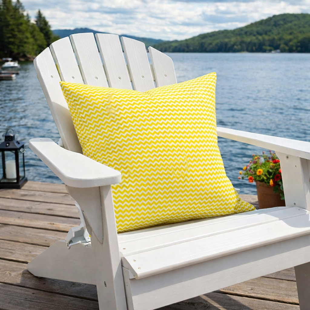 Housse de coussin Extérieur - Soro Lemon