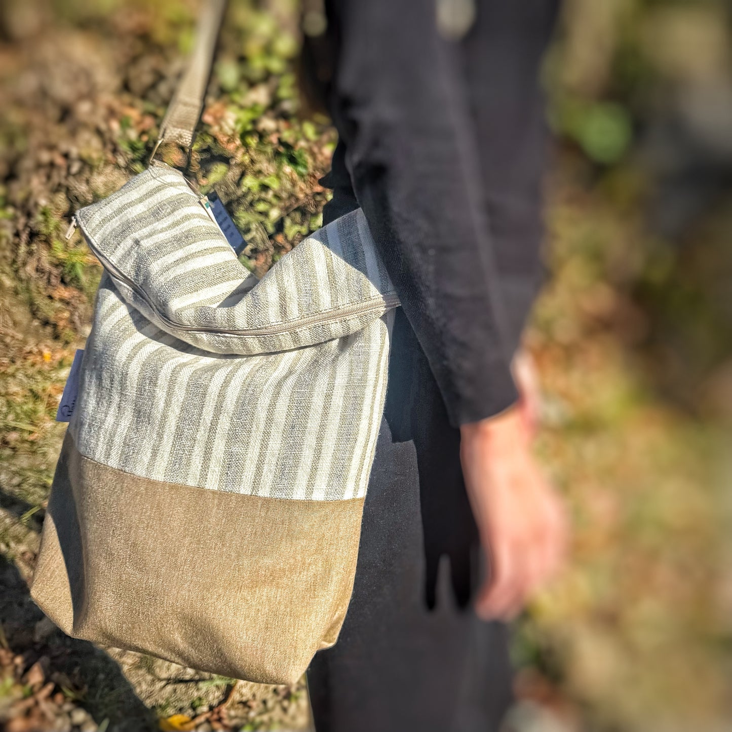 Sac à lunch modèle Madame - Linen ligné