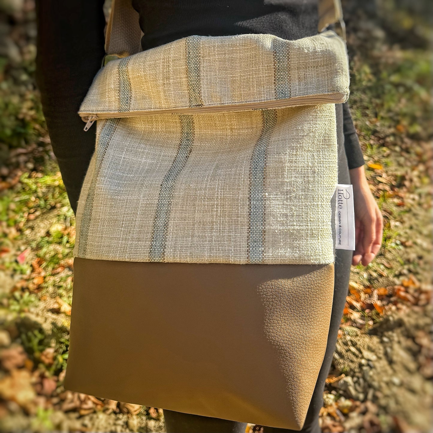 Sac à lunch modèle Madame - Tan & Jute