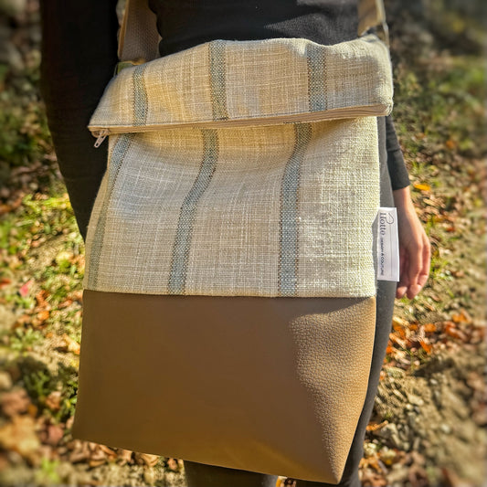 Sac à lunch modèle Madame - Tan & Jute