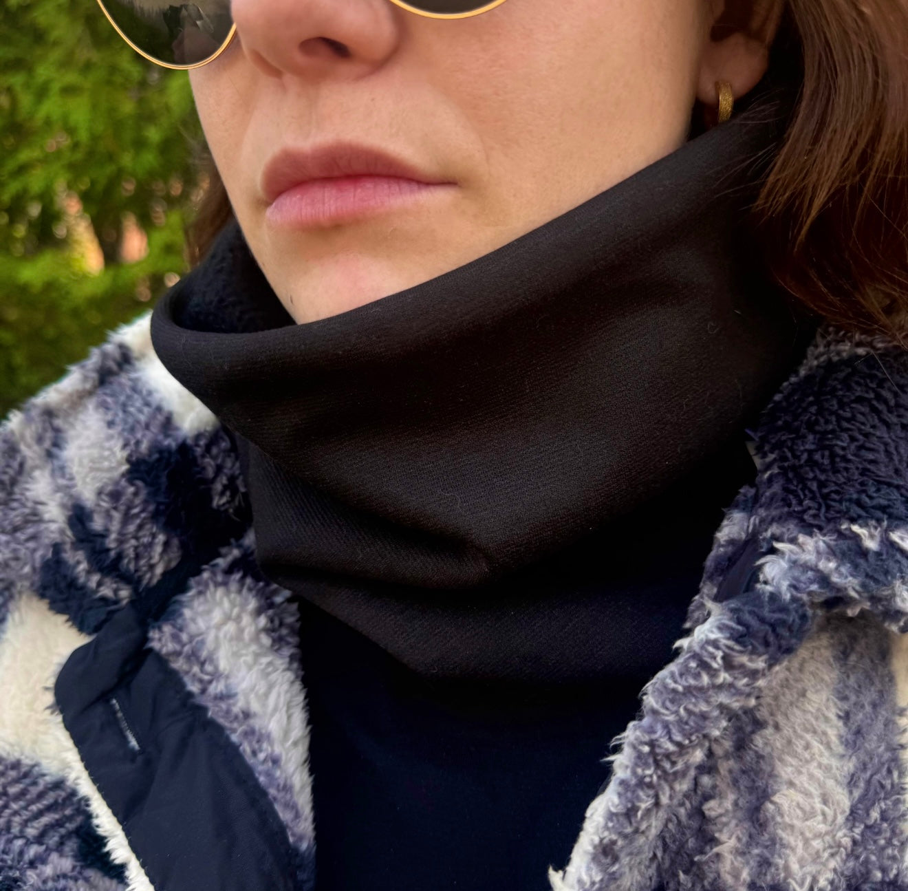 Cache-cou Polar - Noir Classic