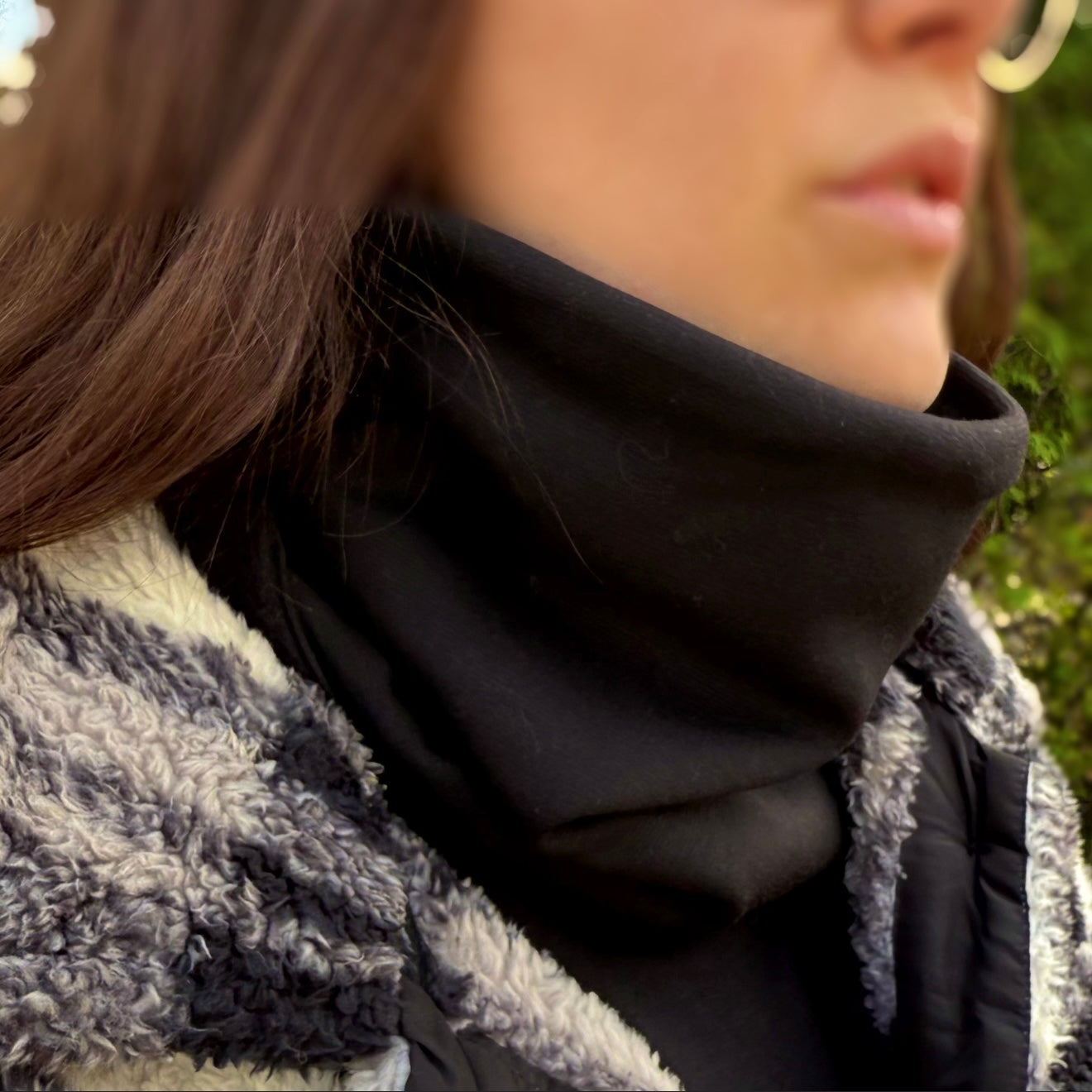 Cache-cou Polar - Noir Classic