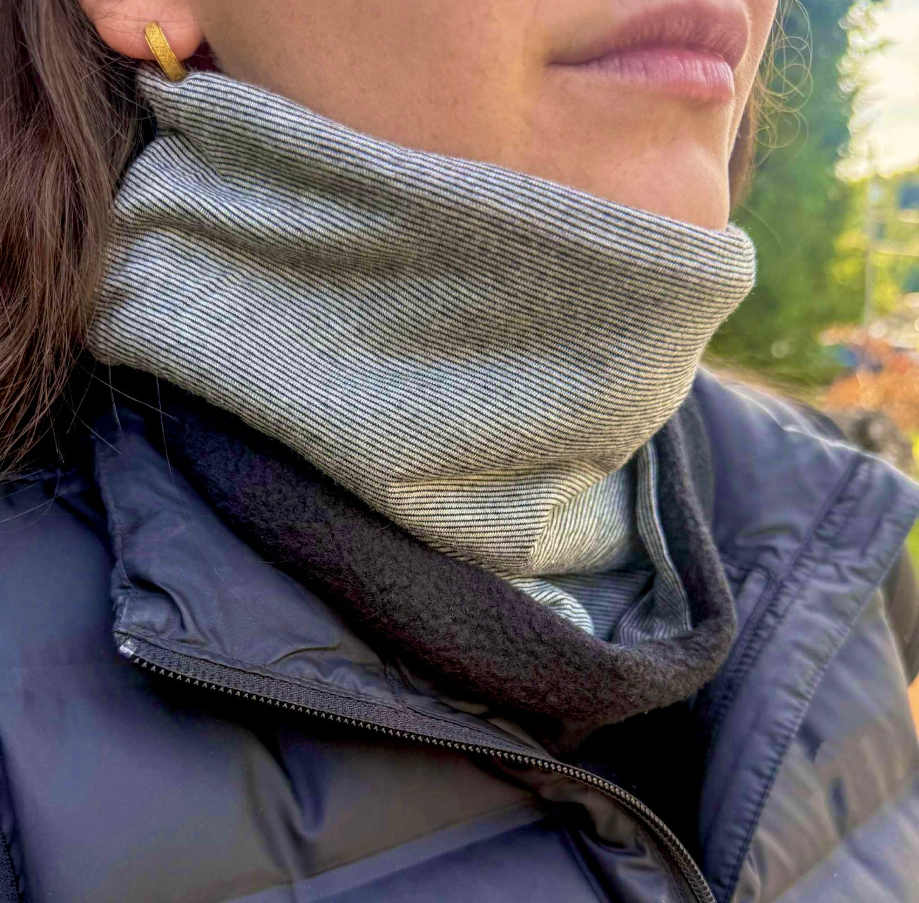 Cache-cou Polar - Gris sobre