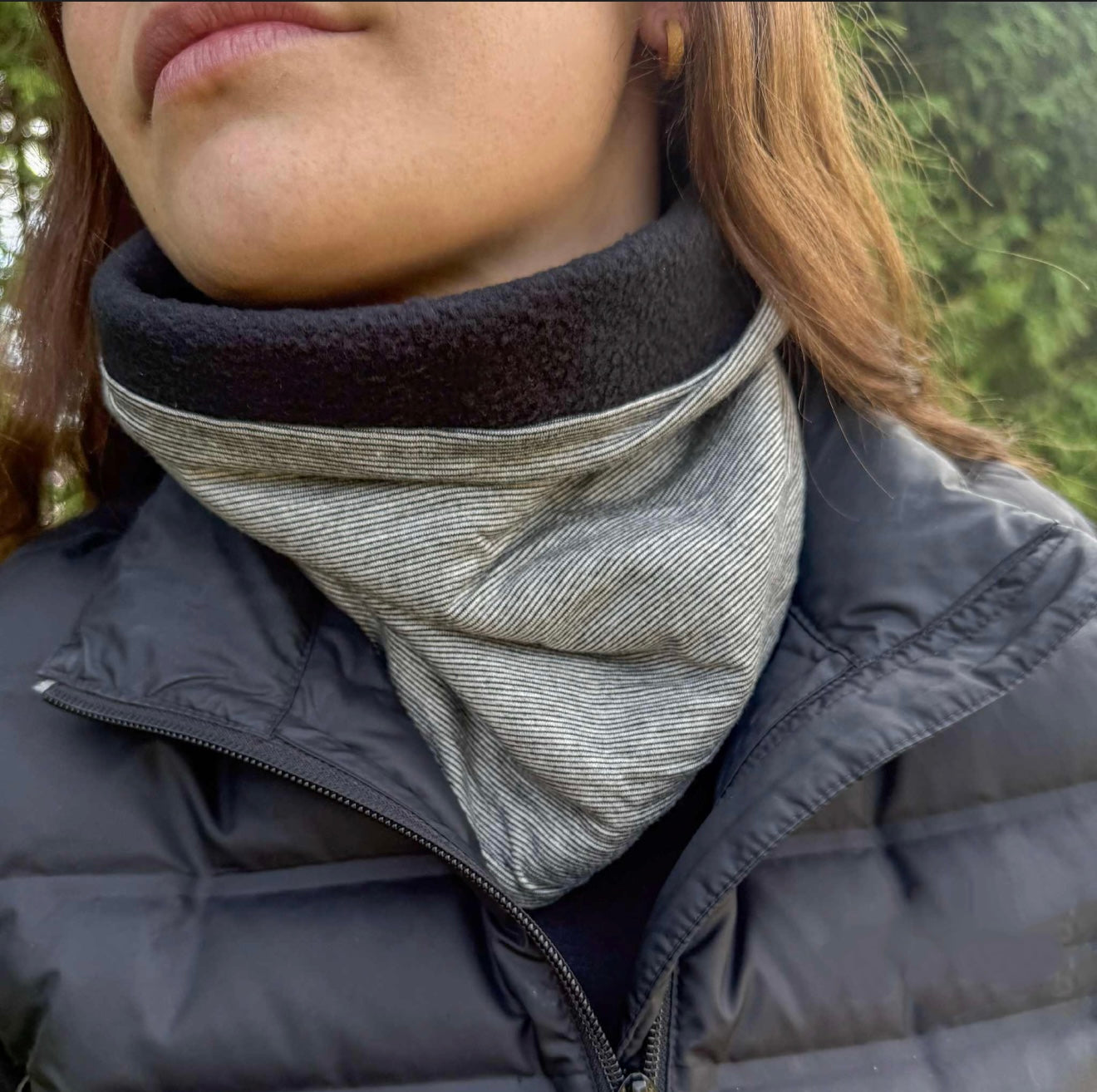 Cache-cou Polar - Gris sobre