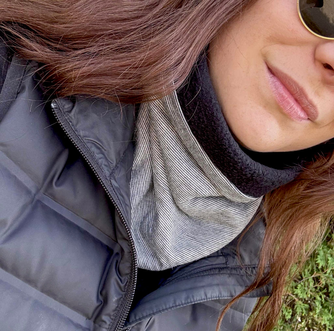 Cache-cou Polar - Gris sobre