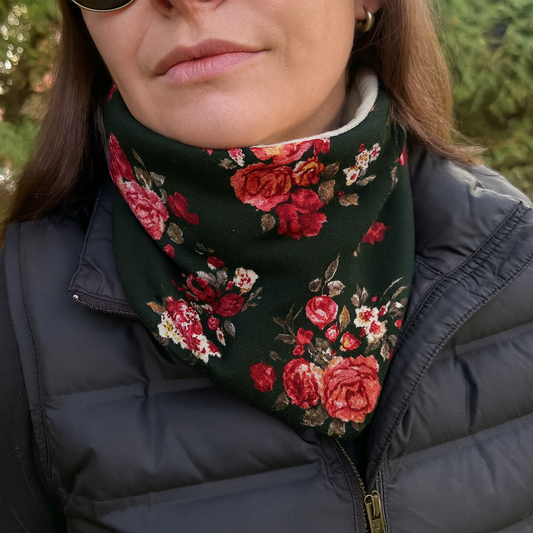 Cache-cou Polar - Vintage Roses