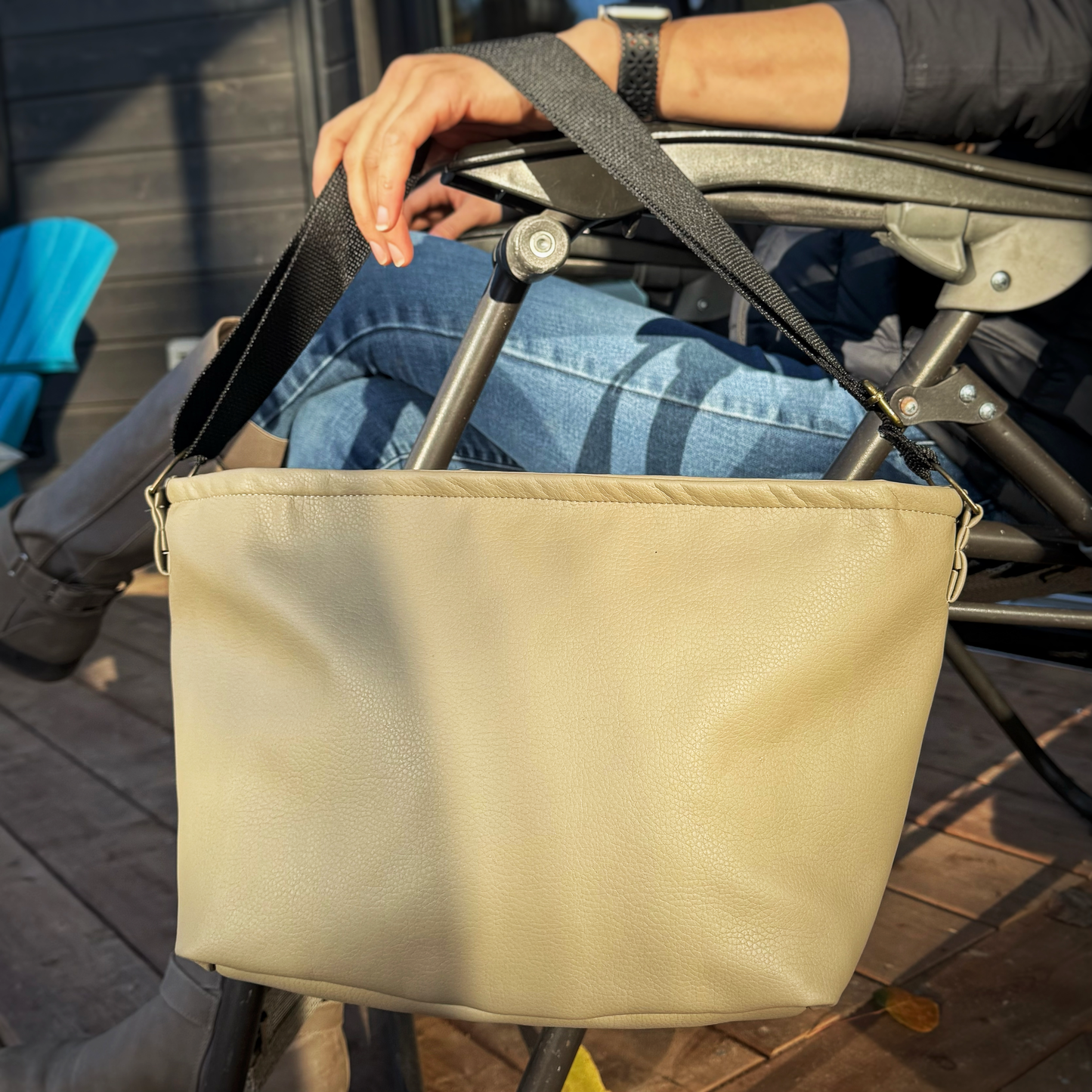 Sac à main Miss - Cuir beige