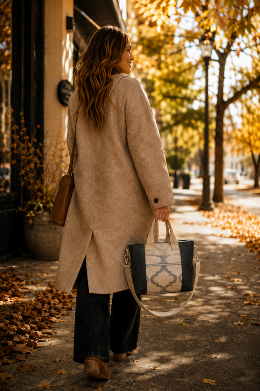 Sac à main bandoulière - Lin Baroque